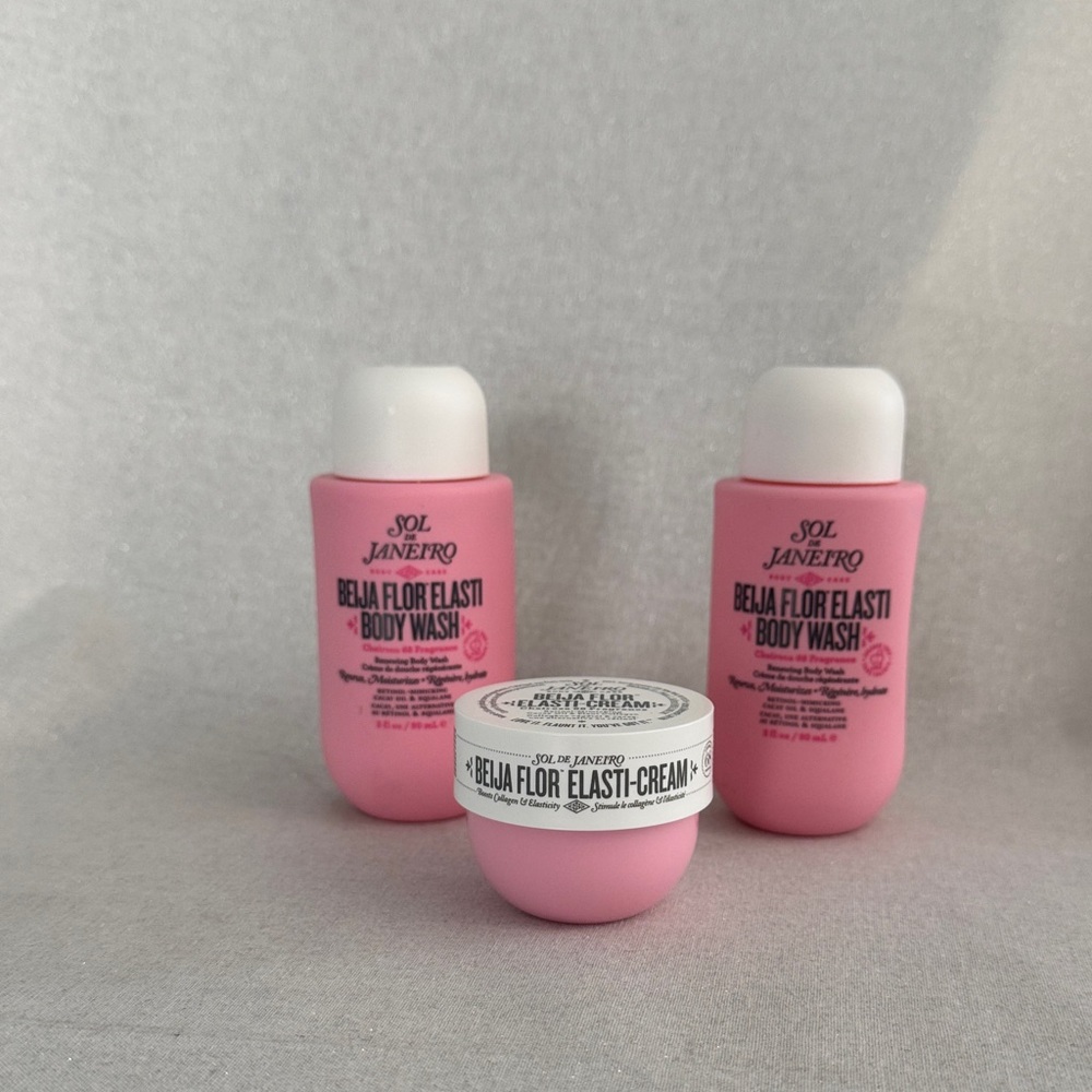 Sol de Janeiro Pink Bath & Body Set